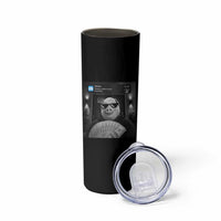 John Pork Meme Skinny Tumbler There Is Motion At Your Front Door Funny Brainrot