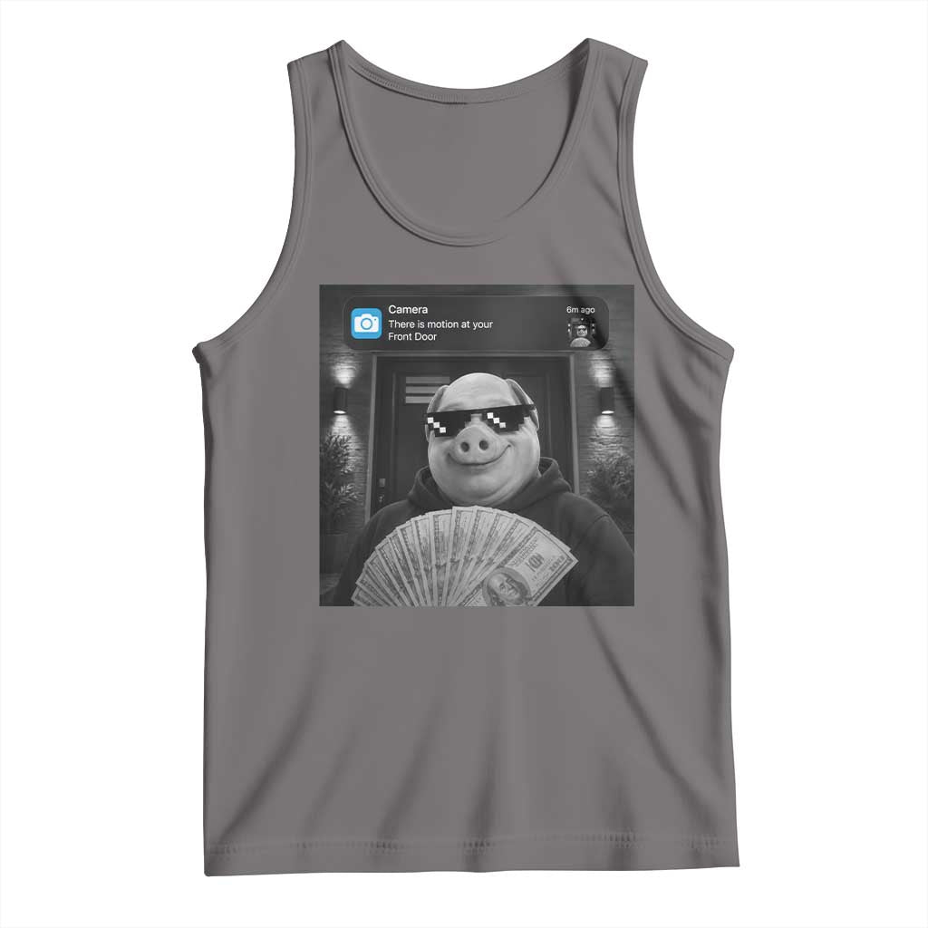 John Pork Meme Tank Top There Is Motion At Your Front Door Funny Brainrot