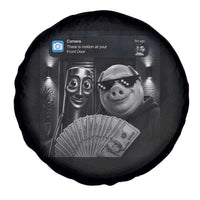 Tung Tung Tung Sahur John Pork Meme Brainrot Spare Tire Cover There Is Motion At Your Front Door