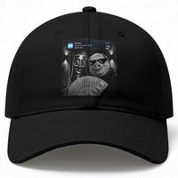 Tung Tung Tung Sahur John Pork Meme Brainrot Baseball Cap There Is Motion At Your Front Door