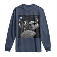 Tung Tung Tung Sahur John Pork Meme Brainrot Long Sleeve Shirt There Is Motion At Your Front Door