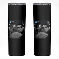 Tung Tung Tung Sahur John Pork Meme Brainrot Skinny Tumbler There Is Motion At Your Front Door