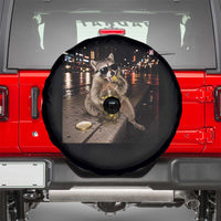 Funny Raccoon Eating Pickles Meme Spare Tire Cover