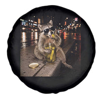 Funny Raccoon Eating Pickles Meme Spare Tire Cover