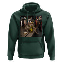Funny Raccoon Eating Pickles Meme Hoodie