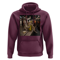 Funny Raccoon Eating Pickles Meme Hoodie