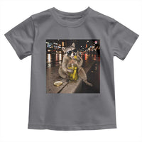 Funny Raccoon Eating Pickles Meme Toddler T Shirt