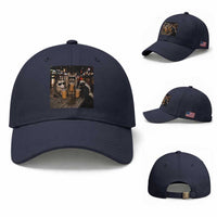 Funny Raccoon Skunk Possum Drinking Iced Coffee Baseball Cap Support Local Street Cats Retro Animal Meme