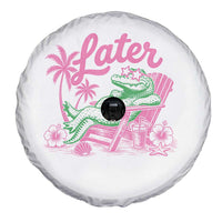 Later Gator Funny Alligator Meme Spare Tire Cover Last Day of School Summer Vacation Teachers Kids