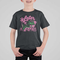 Later Gator Funny Alligator Meme T Shirt For Kid Last Day of School Summer Vacation Teachers Kids