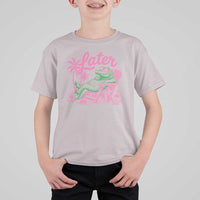 Later Gator Funny Alligator Meme T Shirt For Kid Last Day of School Summer Vacation Teachers Kids
