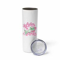 Later Gator Funny Alligator Meme Skinny Tumbler Last Day of School Summer Vacation Teachers Kids