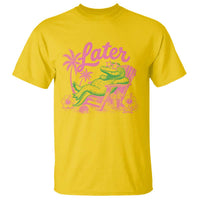 Later Gator Funny Alligator Meme T Shirt Last Day of School Summer Vacation Teachers Kids