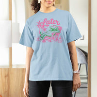 Later Gator Funny Alligator Meme T Shirt For Women Last Day of School Summer Vacation Teachers Kids