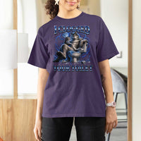 I Clogged Your Toilet Alpha Wolf Meme T Shirt For Women Funny Unhinged Stupid Brainrot