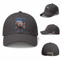 John Pork Calling Baseball Cap Funny Answer Call Phone Brainrot Meme Vintage Bootleg Graphic