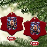 John Pork Calling Ceramic Ornament Funny Answer Call Phone Brainrot Meme Vintage Bootleg Graphic