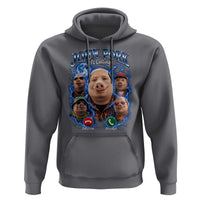 John Pork Calling Hoodie Funny Answer Call Phone Brainrot Meme Vintage Bootleg Graphic