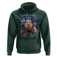 John Pork Calling Hoodie Funny Answer Call Phone Brainrot Meme Vintage Bootleg Graphic