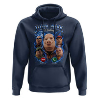 John Pork Calling Hoodie Funny Answer Call Phone Brainrot Meme Vintage Bootleg Graphic