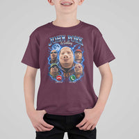 John Pork Calling T Shirt For Kid Funny Answer Call Phone Brainrot Meme Vintage Bootleg Graphic
