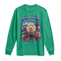 John Pork Calling Long Sleeve Shirt Funny Answer Call Phone Brainrot Meme Vintage Bootleg Graphic