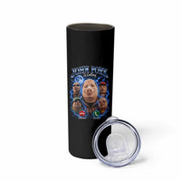 John Pork Calling Skinny Tumbler Funny Answer Call Phone Brainrot Meme Vintage Bootleg Graphic