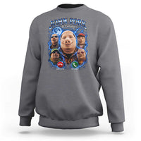John Pork Calling Sweatshirt Funny Answer Call Phone Brainrot Meme Vintage Bootleg Graphic