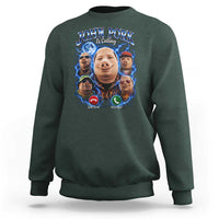John Pork Calling Sweatshirt Funny Answer Call Phone Brainrot Meme Vintage Bootleg Graphic
