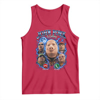 John Pork Calling Tank Top Funny Answer Call Phone Brainrot Meme Vintage Bootleg Graphic