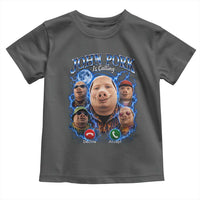 John Pork Calling Toddler T Shirt Funny Answer Call Phone Brainrot Meme Vintage Bootleg Graphic