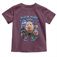 John Pork Calling Toddler T Shirt Funny Answer Call Phone Brainrot Meme Vintage Bootleg Graphic