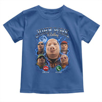 John Pork Calling Toddler T Shirt Funny Answer Call Phone Brainrot Meme Vintage Bootleg Graphic