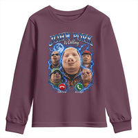 John Pork Calling Youth Sweatshirt Funny Answer Call Phone Brainrot Meme Vintage Bootleg Graphic