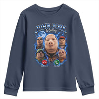 John Pork Calling Youth Sweatshirt Funny Answer Call Phone Brainrot Meme Vintage Bootleg Graphic