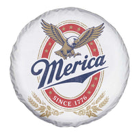 Retro Merica Eagle Funny 4th Of July Spare Tire Cover Vintage Independence Day 1776