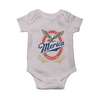Retro Merica Eagle Funny 4th Of July Baby Onesie Vintage Independence Day 1776