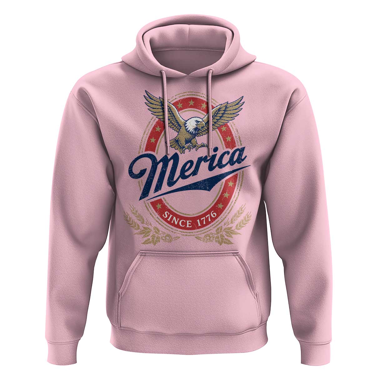 Retro Merica Eagle Funny 4th Of July Hoodie Vintage Independence Day 1776