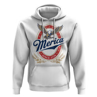 Retro Merica Eagle Funny 4th Of July Hoodie Vintage Independence Day 1776