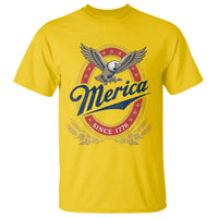 Retro Merica Eagle Funny 4th Of July T Shirt Vintage Independence Day 1776