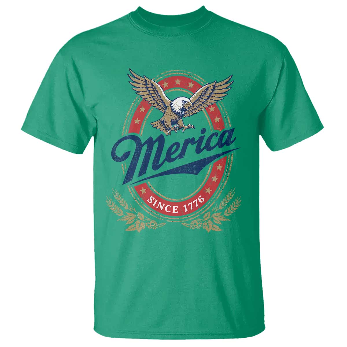 Retro Merica Eagle Funny 4th Of July T Shirt Vintage Independence Day 1776