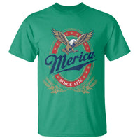 Retro Merica Eagle Funny 4th Of July T Shirt Vintage Independence Day 1776