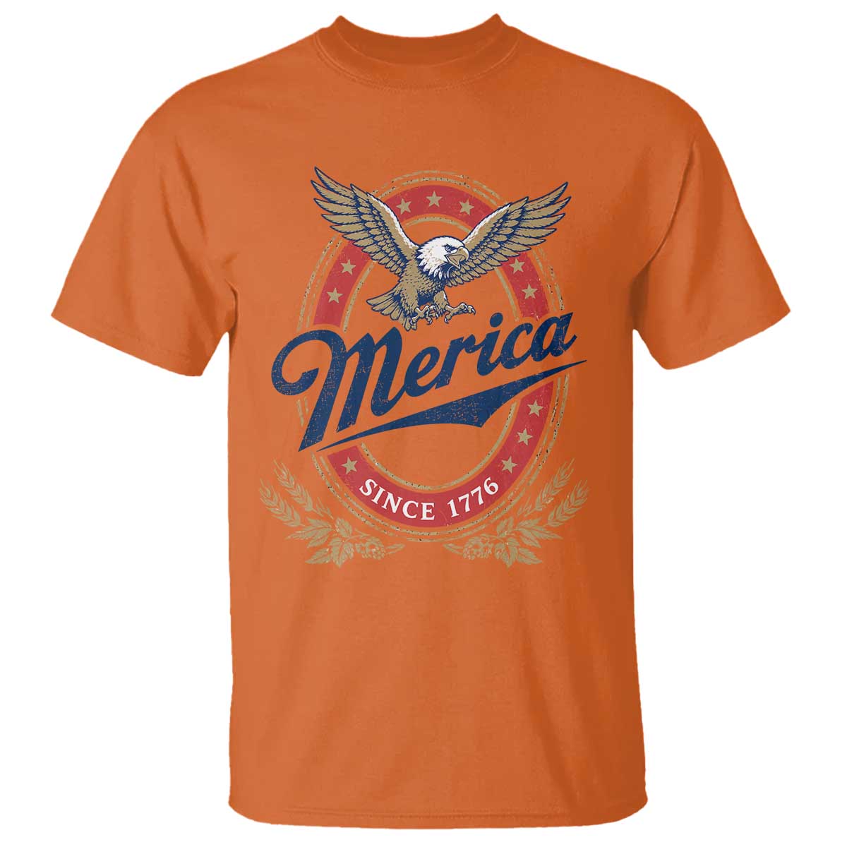 Retro Merica Eagle Funny 4th Of July T Shirt Vintage Independence Day 1776