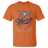Retro Merica Eagle Funny 4th Of July T Shirt Vintage Independence Day 1776