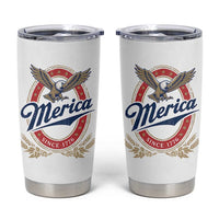 Retro Merica Eagle Funny 4th Of July Tumbler Cup Vintage Independence Day 1776
