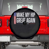 Make My Hip Great Again Funny Broken Hip Surgery Recovery Spare Tire Cover Vintage USA Flag Patriotic