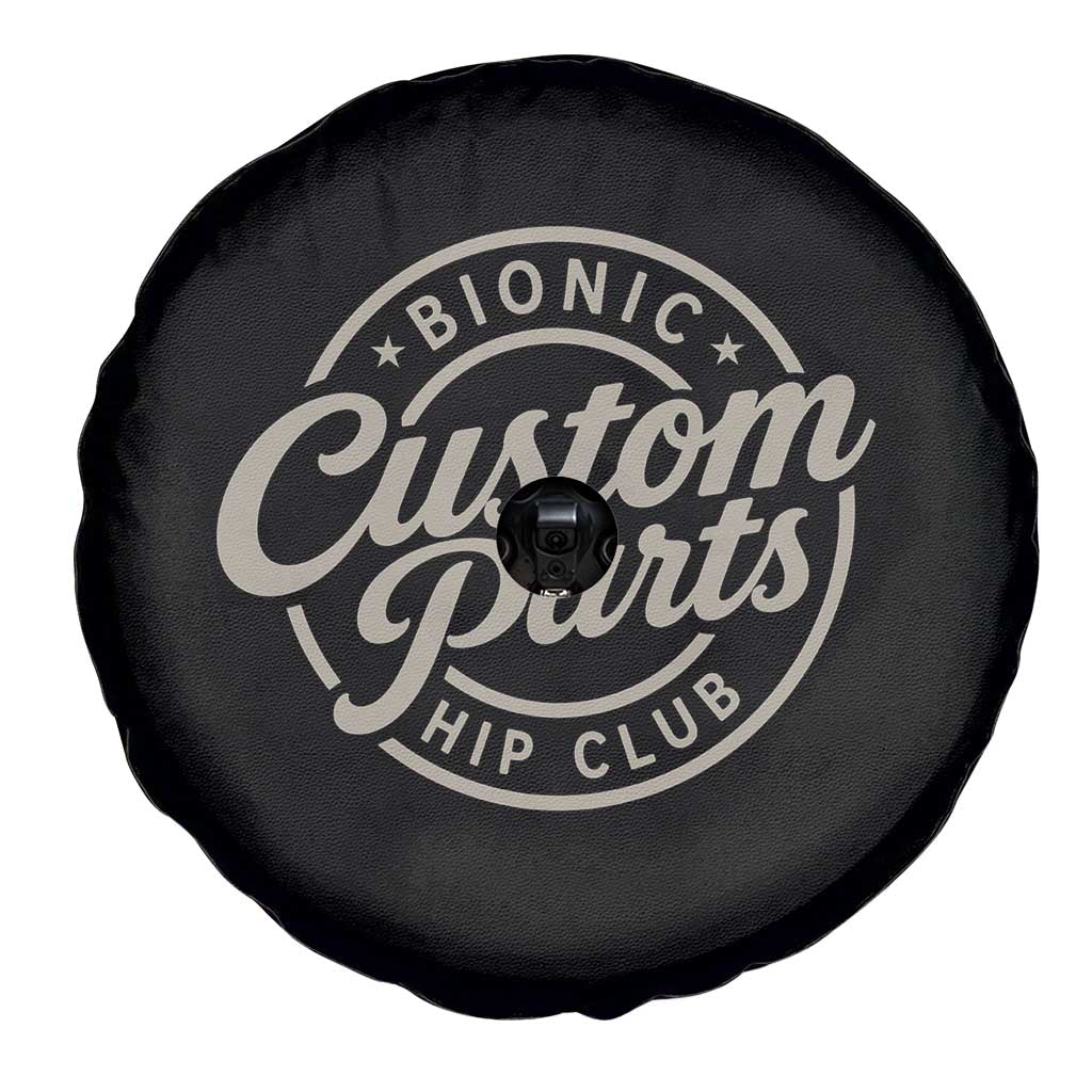 Bionic Hip Club Custom Parts Funny Hip Replacement Surgery Gift Spare Tire Cover