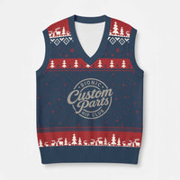 Bionic Hip Club Custom Parts Funny Hip Replacement Surgery Gift V-Neck Knit Sweater Vest