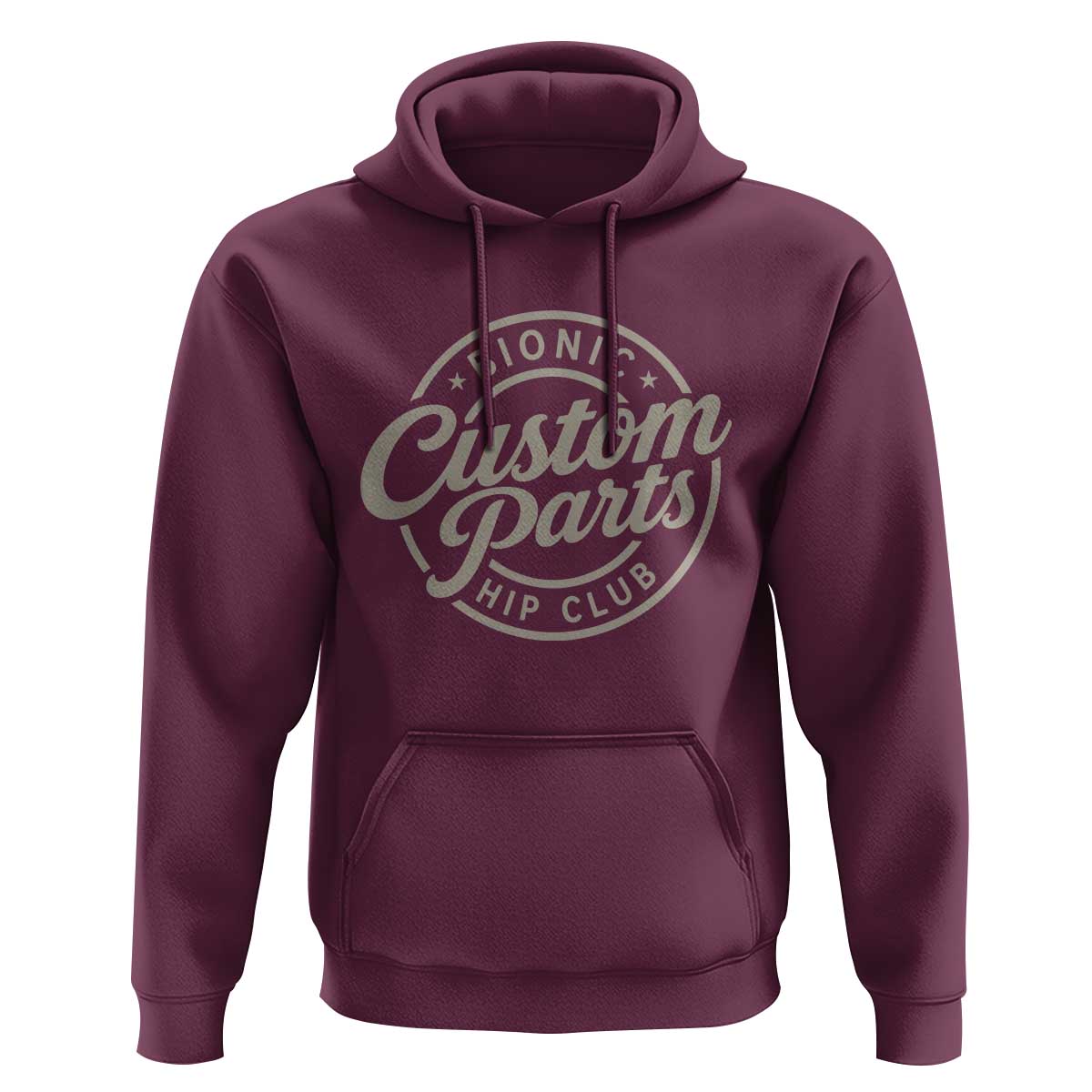 Bionic Hip Club Custom Parts Funny Hip Replacement Surgery Gift Hoodie