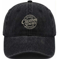Bionic Hip Club Custom Parts Funny Hip Replacement Surgery Gift Washed Cotton Baseball Cap